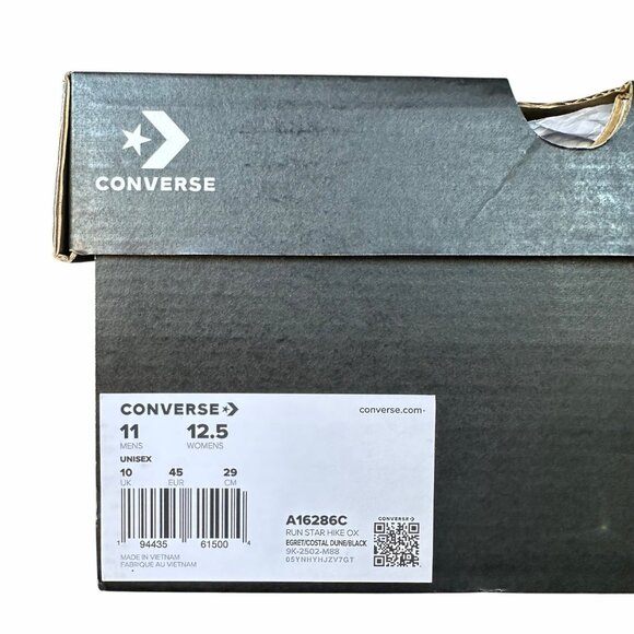 ⭐Converse Run Star Hike Platform Archive Leopard 12.5 Womens Shoes White A16286C - Picture 12 of 14